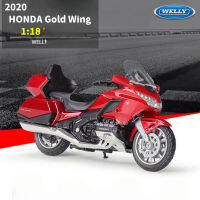 118 2020 HONDA GOLD WING ของเล่นรถจักรยานยนต์รุ่น Alloy Diecast จำลอง Static รุ่น Motorcyle ของเล่นเด็กวันเกิดของขวัญของที่ระลึก