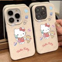 เคสโทรศัพท์มือถือ แบบนิ่ม ลายหมี และแมว กันกระแทก สําหรับ Iphone 12kt maxplus 1114pro 78 13 XJRF