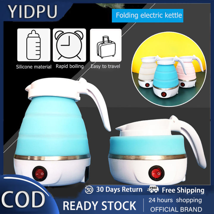 Electric Kettle Silicone Foldable Water Kettles Compression Leak