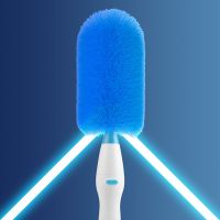 ✉△ Electric Spin Duster Feather Duster Brush 360° Adjustable Dust Cleaner Cleaning Brush Household Cleaning Tool Instant Duster Pro