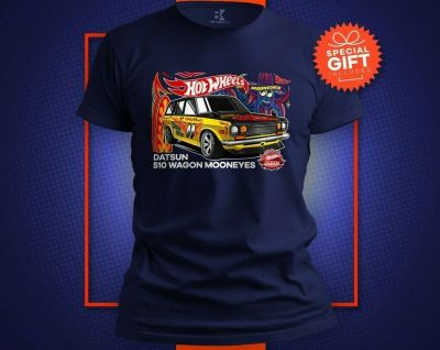 Tshirtunisex Tee 100Cotton Hot Wheels Datsun 510 Wagon Mooneyes Special Gift