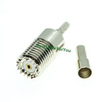 Connector Mini UHF MINIUHF Female Jack Straight Crimp LMR100 RG316 RG174 RG178 Cable RF Connector