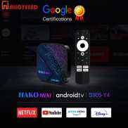 Bộ Giải Mã TV Set Top Box Trình Phát Đa Phương Tiện DDR4 2GB 8GB Android