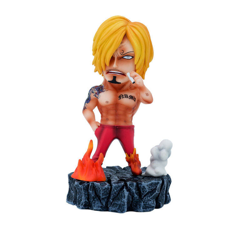 sanjis-high16-18cm-action-figures-ของเล่น-one-piece-gk-society-มีด-tattoo-roronoas-zoros-bewitching-domineering-monkey-d-ฟิกเกอร์-luffys