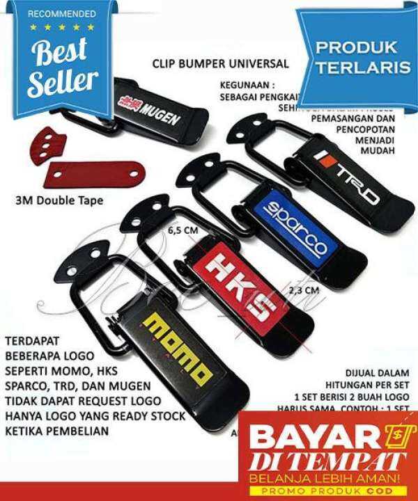 Universal Klip Bemper Clip Bumper Ukuran Besar Modifikasi Eksterior ...