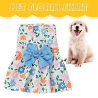 Dog Dress Sweat-absorbent Summer Pet Dress Soft Outfit Dressing-Up  Lovely Dog Casual Dress Summer Pet Clothes Dresses