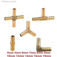 ▧☸ Brass Splicer Pipe Fitting T X Y U Type Hose Barb 4mm 6mm 8mm 10mm 12mm Copper Barbed Connector Joint Coupler Adapter