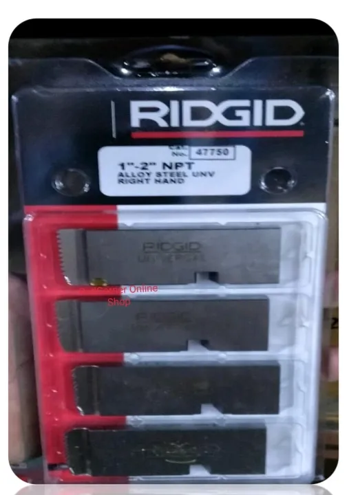 RIDGID Threading Machine Dies, RightHanded Alloy NPT Pipe Dies 1" 2