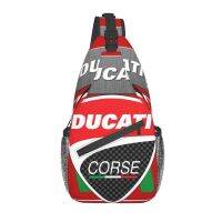 Ducati Design Diagonal Chest Bag, Adjustable Padded Shoulder Strap, Suitable for Most Peoples Short Distance Travel, Work and Daily Travel