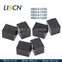 5ชิ้นรีเลย์ไฟฟ้า Srd-S-105d 5vdc Srd-S-109d Srd-S-112d 12vdc Srd-S-124d 24vdc 12a 5หมุด Dc5v Dc12v Dc24v 5V 9V 12V 24V