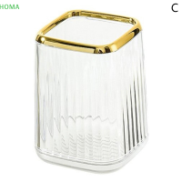 ?【Lowest price】HOMA แปรงแต่งหน้าผู้ถือเครื่องสำอางแปรงแต่งหน้าที่เก็บของชั้นวาง