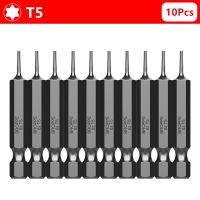 Broppe ดอกสว่าน Hex Torx ฟิลลิปส์เจาะช่องชุดบิตไขควงแม่เหล็กดอกสว่านก้านหกเหลี่ยมขนาด1/4นิ้วทำจากเหล็ก S2