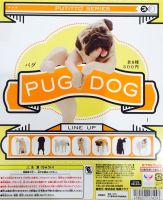 Japan Kitan Gashapon Capsule Toys Table Ornaments Decoration Animal Pendant Pug Dog Model Dolls Collectible