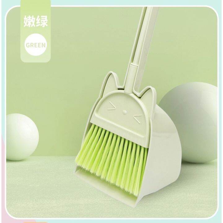Kids Mini Broom Dustpan Set Toddlers Pretending Play Toy Children Play Cleaning Tools Toys Gift I.1225092114