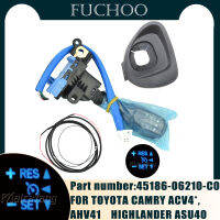 คุณภาพสูงใหม่ Cruise Control Switch Kit พร้อม Handle Cover สำหรับ TOYOTA CAMRY ACV4 *,AHV41 HIGHLANDER ASU40,GSU45 45186-06210-C0