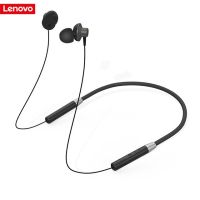 Lenovo HE05บลูทูธ5.0หูฟังคล้องคอหูฟังแม่เหล็กสำหรับกีฬาสเตอริโอไร้สายสำหรับกีฬาวิ่ง IPX5เฮดเซ็ตกันน้ำ