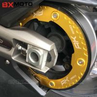 with logo AK550 High Quality Motorcycle Part Aluminum Transmission Belt Pulley Protective Cover For KYMCO AK550 AK 550 2017 2018