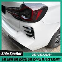 สปอยเลอร์สปอยเลอร์สปอยเลอร์ Bemper Belakang คานาร์ดตกแต่งช่องแอร์สำหรับ BMW G01 25I 28I 30I 35I 40I ม. การปรับโฉมรถแบบสปอร์ต2021-2023 + อุปกรณ์เสริมสำหรับรถยนต์