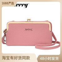 Baellerry New Womens Multi-Functional Shoulder Bag Korean Style Lychee Pattern Horizontal Wallet Zipper Zero Phone Bag