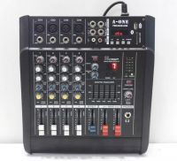 เพาเวอร์มิกซ์ A-One Power mixer ขยายเสียง 500W รุ่น PMX402D-USB 4 ช่อง 500 วัตต์ (บลูทูธ)