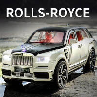 132 Rolls Royce Cullinan Masory SUV ล้อแม็กรถยนต์รุ่น D Iecasts ของเล่นยานพาหนะโลหะรถรุ่นเก็บเสียงและแสงของขวัญเด็ก