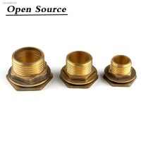 ✿ Copper Water Tank Connector 1/2 3/4 1 Male Brass Pipe Single Loose Key Swivel Fittings Nut Jointer