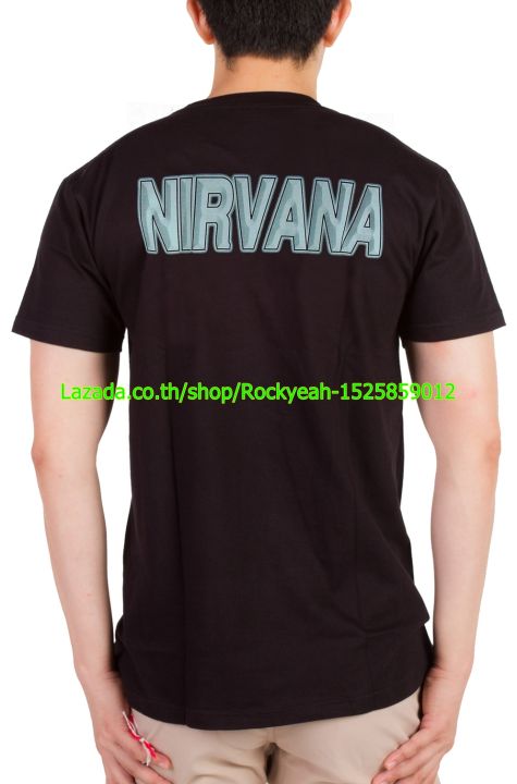 เสื้อวง-nirvana-เสื้อเท่ห์-แฟชั่น-เนอร์วานา-ไซส์ยุโรป-rcm882