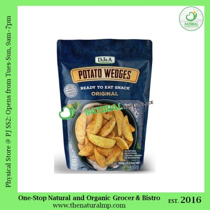 DJ&A Potato Wedges Original 100g Lazada