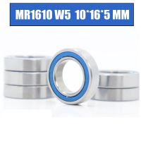 MR1610 W5 2RS Bearings Blue Sealed 10x16x5 mm   6 Pcs ABEC-3 MR1610-W5 RS Ball Bearing 6700-16-5 Parts For Hobby RC Car Truck Axles  Bearings Seals