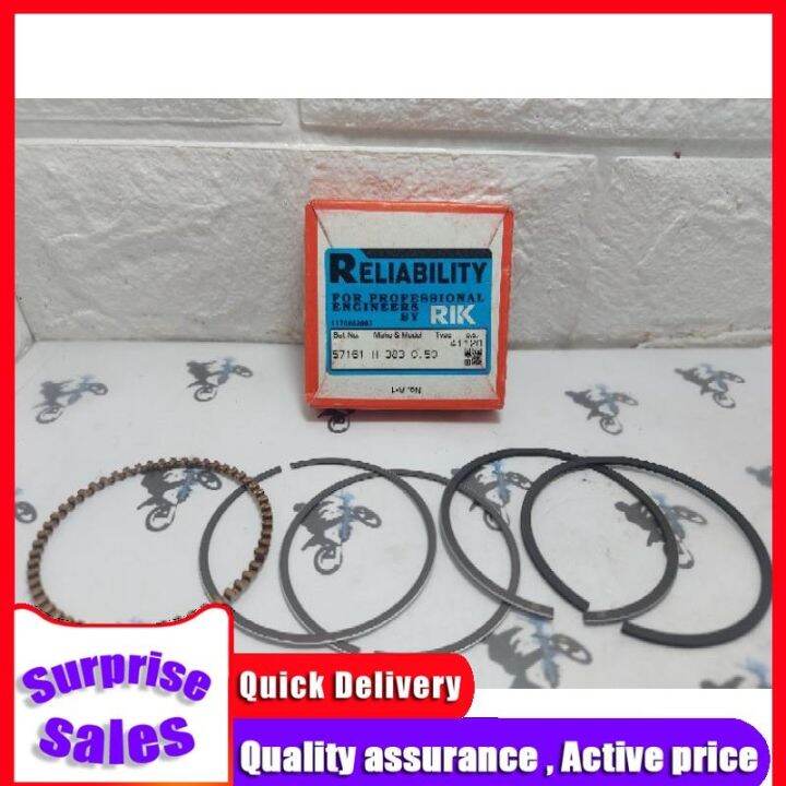 RIKEN Piston Ring CG125 / CG 125 / Lifan 110 / TC125 ( .50) Lazada PH