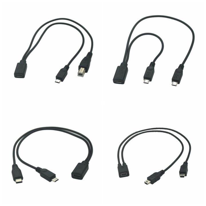Type c usb 3 1 amp micro usb 1 female to micro mini usb type c type b