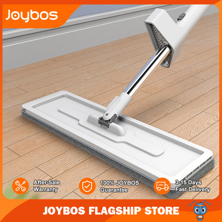 joybos-มือบีบซับฟรีไม้ม็อปถูพื้นไมโครไฟเบอร์ไม้ถูพื้นหน้าต่างอุปกรณ์ทำความสะอาดพื้นบ้าน