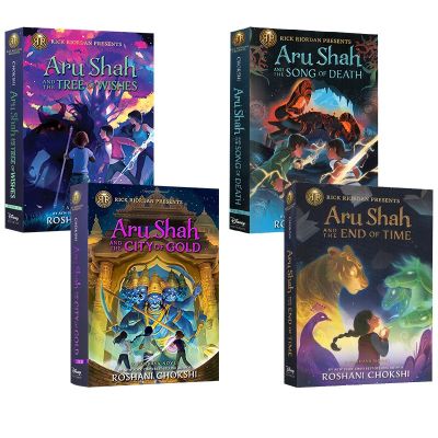 Percy Jackson Aru Shah Aru Shah series 4 volumes of fantasy and humorous novels for teenagers