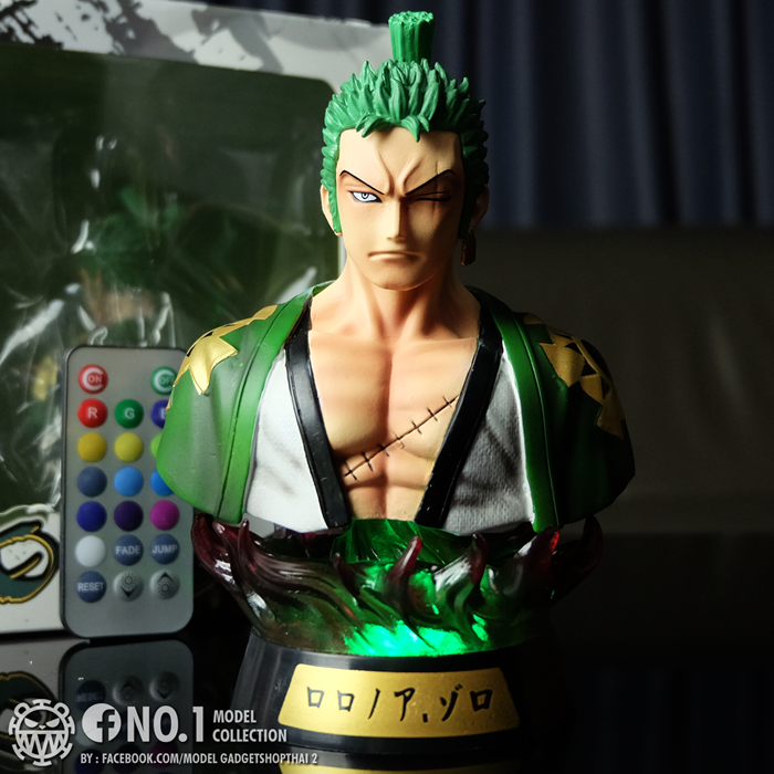 โซโล-zoro-ครึ่งตัว-พร้อมระบบไฟ-led-16-cm-ลูกค้าทุกคนมีส่วนลดสูงสุด-200-บาท-กดรับ-code-ได้เลยครับ