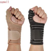 【NATA】 QQMALL Wrist Thumb Support Brace 1PC Adjustable Breathable Carpal Protector Hand Brace Bandage for Tendonitis Sprains Sports Accessories Carpal Tunnel Pain Relief Wrist Guard