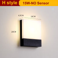 LED Outdoor waterproof wall lamp Radar Motion Sensor outdoor wall light porch light led light outdoor outdoor lighting ZBW0001