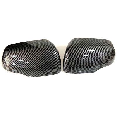 Car Carbon Fiber ABS Reversing Mirror Shell Rearview Mirror Cover Reflector Rear Cover Shell for Kia Picanto 2012-2017