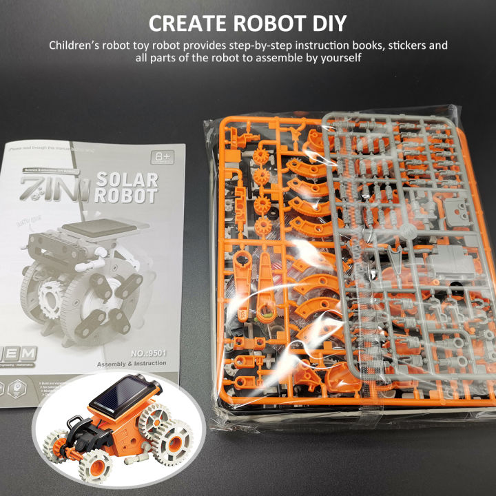 diy-โครงการก้านสำหรับเด็กหุ่นยนต์พลังงานแสงอาทิตย์ของเล่น-diy-ประกอบก้านโครงการการศึกษาวิทยาศาสตร์อาคารหุ่นยนต์สำหรับเด็กอายุ6-15