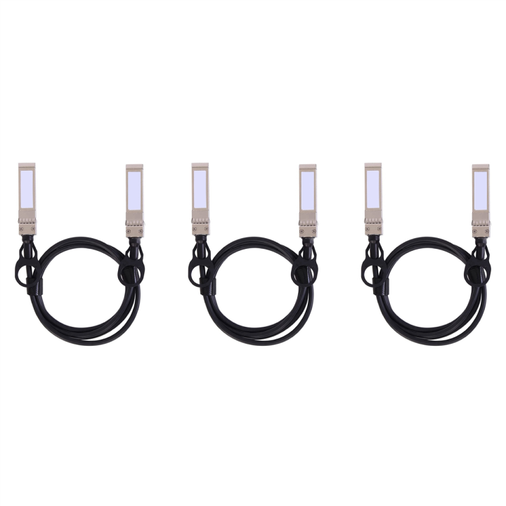 3X 10G SFP+ Twinax Cable, Direct Attach Copper(DAC) 10GBASE SFP Passive