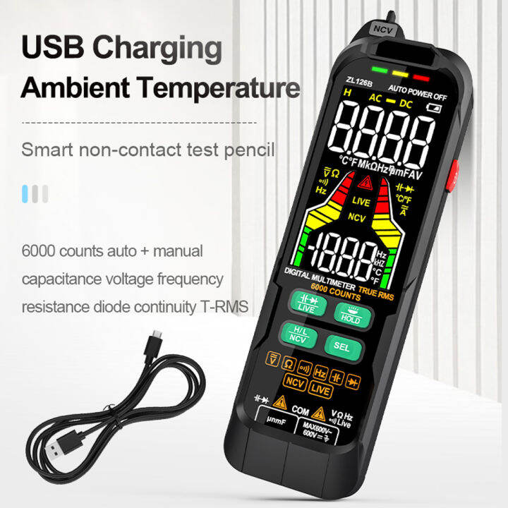 fansline-digital-multimeter-professional-tester-meter-กระแสสลับกระแสตรงแรงดันไฟฟ้า-multimetro-true-rms-capacitance-temp-detector-multipester