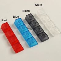 10pc full transparent keycap for MX switch mechanical keyboard R4 OEM profile ABS key cap no printed frosted feeling