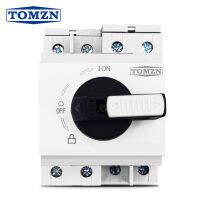 Tomzn 4P PV DC 1200V 32A DIN Rail SOLAR rotating Handle isolator สวิตช์โรตารี่ disconnector สำหรับ SOLAR