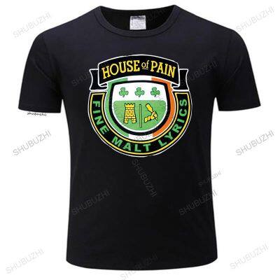 เสื้อยืดแขนสั้น ผ้าฝ้าย พิมพ์ลายเนื้อเพลง HOUSE OF PAIN FINE MALT LYRICS DJ LETHAL CYPRESS HILL สไตล์วินเทจS-5XL