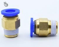 PC quot; Straight Push in Fitting Pneumatic Push to Connect Air 4-12mm OD Hose Tube 1/8 quot; 1/4 quot; 3/8 quot; 1/2 quot;BSP Male Thread Connector