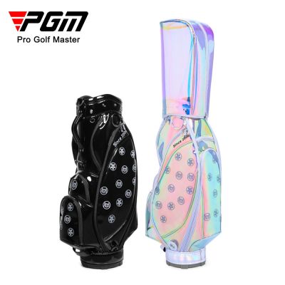 PGM New Products Ladies Golf Bag Korean Version Colorful Laser Transparent Club Travel golf