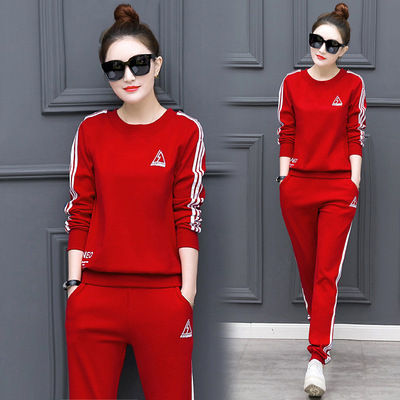 spot-spring-autumn-and-winter-korean-style-plus-size-2-piece-casual-suit-student-clothes-figure-flattering-sports-set-female-2023