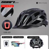 SUNRIMOON Ultralight In-Mold Casco de bicicleta de Montaña Casco de equitación Road Mountain Bike Riding Helmet