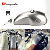 10l / 2.6gal Cafe Racer Gas Tank Universal Fuel Tank With Thick Iron Cap Petcock For Yamaha Honda Kawasaki