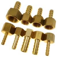 Brass Hose Barb Tail Fitting Connector Water Fuel 6/8/10mm Hose ID x 1/8 1/4 3/8 BSP Female