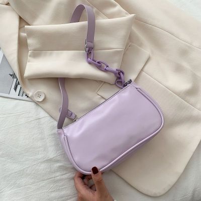 Small Bag Female 2022Popular New Trendy Fashion Shoulder Niche Underarm Bag Summer All-match Messenger Bag Leather Waist 【MAY】